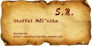 Stoffel Mónika névjegykártya